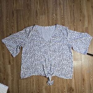 BlueTime Animal Print Blouse